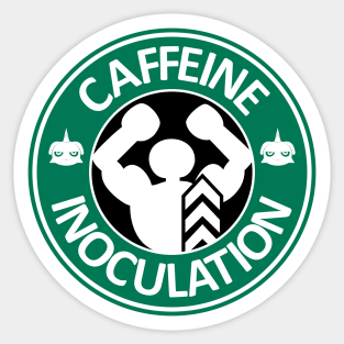 Caffeine Inoculation Sticker